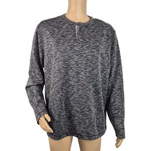 Age of Wisdom Men's Long-Sleeve Pullover XXL Gray Black (31)